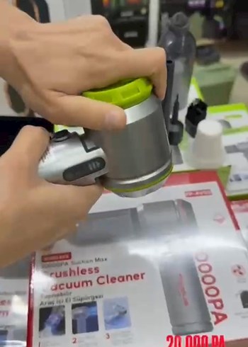 Araç süpürgesi 20 Bin paskal 3 kademe üfleme+ Çekme + 9 Başlık - Görsel 4