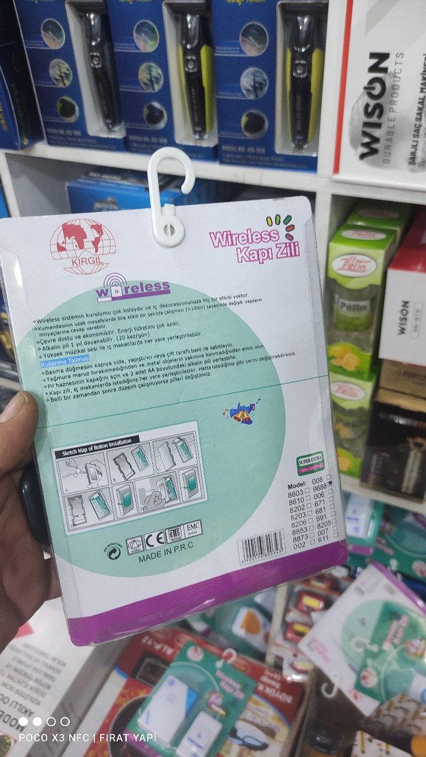 Kablosuz Kapı Zili 32 melodili - Görsel 2