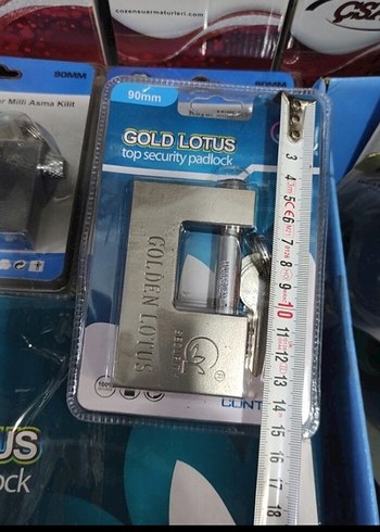 Asma kilit Kayar millî 90 Milim Çelik kilit - Görsel 3