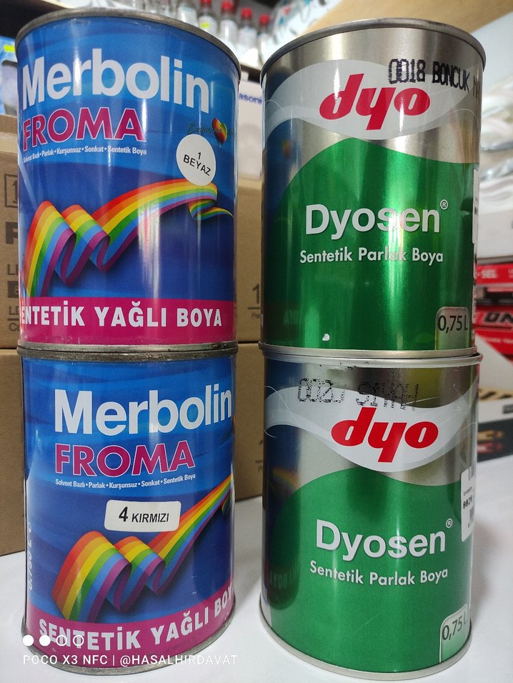 Sentetik yağlı boya merbolin - Görsel 2