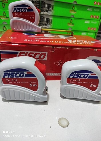 Şerit metre 5 metre Fisko 