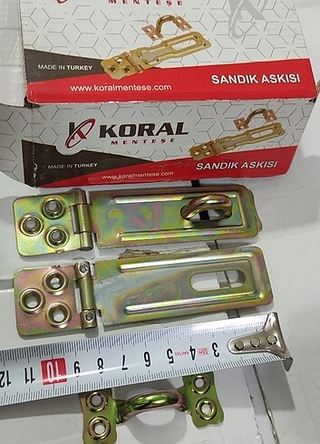 m Beden Asma kilit + Sandık askısı
