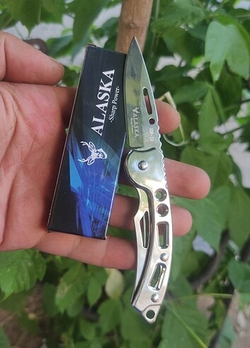 Çakı bıçak Alaska mini boy Gümüş Renk alaska