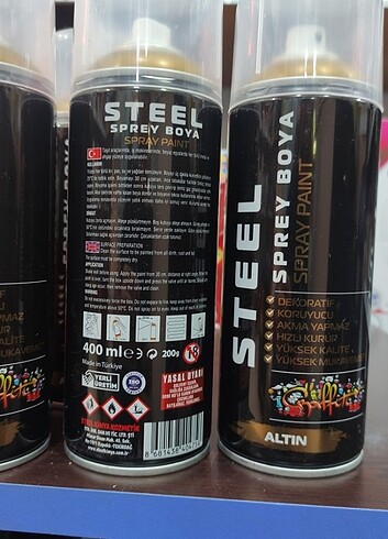 Diğer Sprey boya 400 ML Büyük Gold altın
