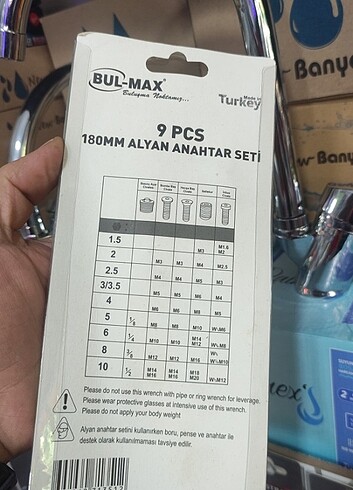 Diğer Alyan takımı 9 Lu set 