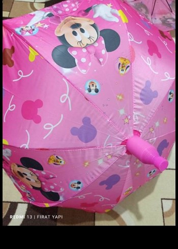 Çocuk şemsiyesi Bardaklı karakter desenli - Görsel 10