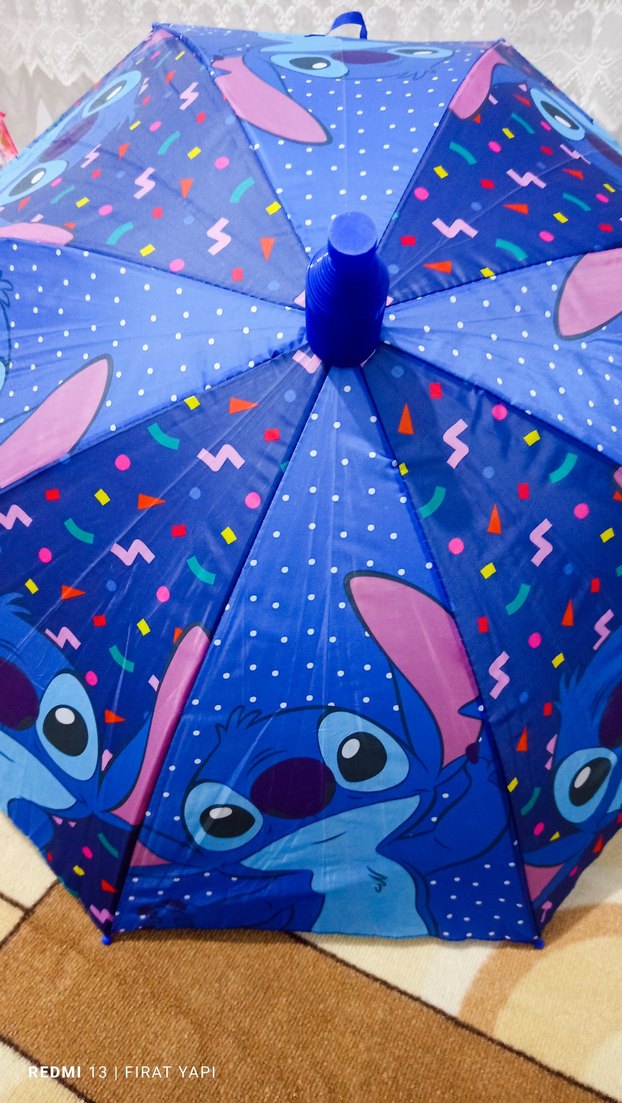 Çocuk şemsiyesi  Bardaklı  karakter desenli - Görsel 4