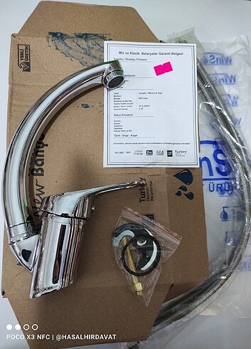 Mutfak bataryası+ Lavabo bataryası  2 Li - Görsel 4