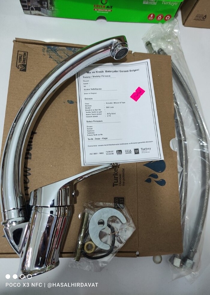 Mutfak bataryası+ Lavabo bataryası  2 Li - Görsel 3