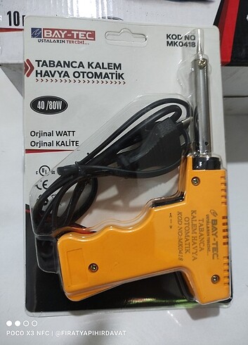 Lehim makinesi tetikli Baytec 80 wolt