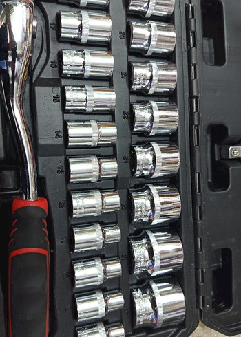 Lokma takımı 1/2 Büyük circir 32 parça 72 diş tamirci seti - Görsel 3