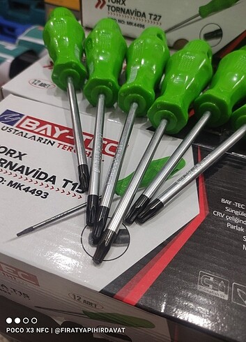 Diğer Torkk tourx Tornavida seti 6 Adet Baytec