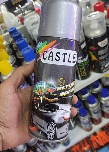Diğer Sprey boya metalik jant gri 400 ML