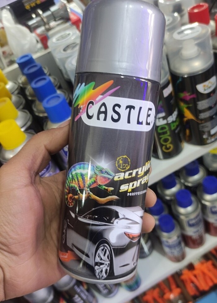 Sprey boya metalik jant gri 400 ML - Görsel 2