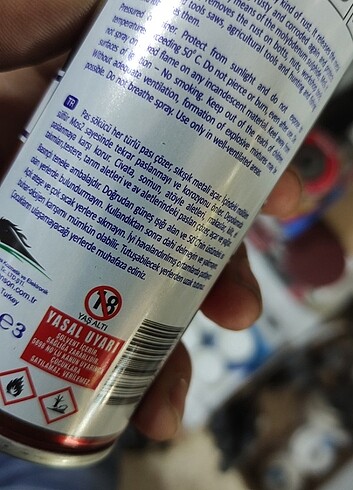 Beden Pas sökücü yağlayıcı sprey 400 ML Büyük