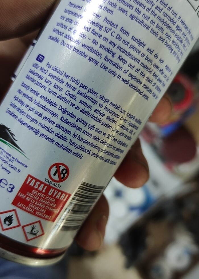 Pas sökücü yağlayıcı sprey 400 ML Büyük - Görsel 3