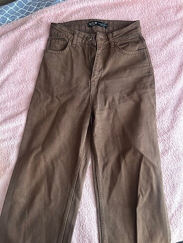 Kahverengi jeans kot pantolon
