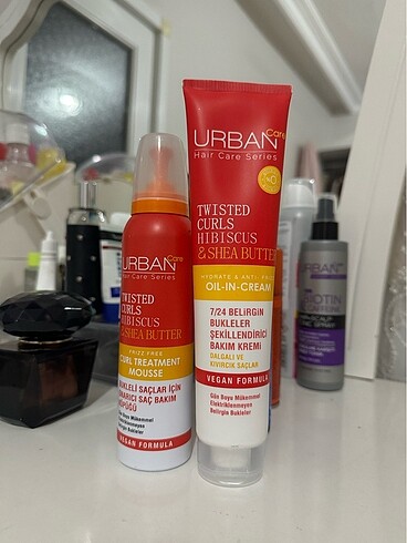 Urban care saç kremi ve köpüğü