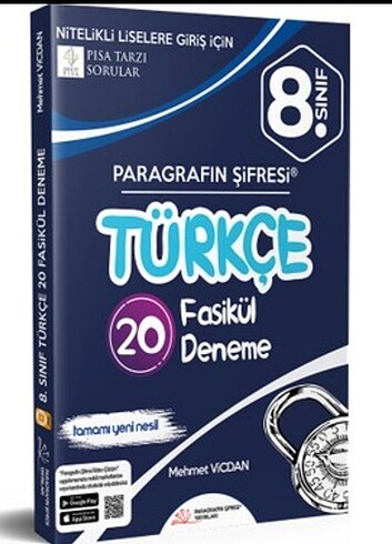 8.SINIF TÜRKÇE FASİKÜL DENEME SINAVI 