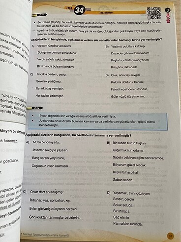 Beden 5.sınıf Yeni Nesil Türkçe Soru Bankası