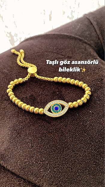 Taşlı bileklik
