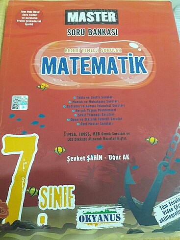 7.sınıf okyanus matematik soru bankası 