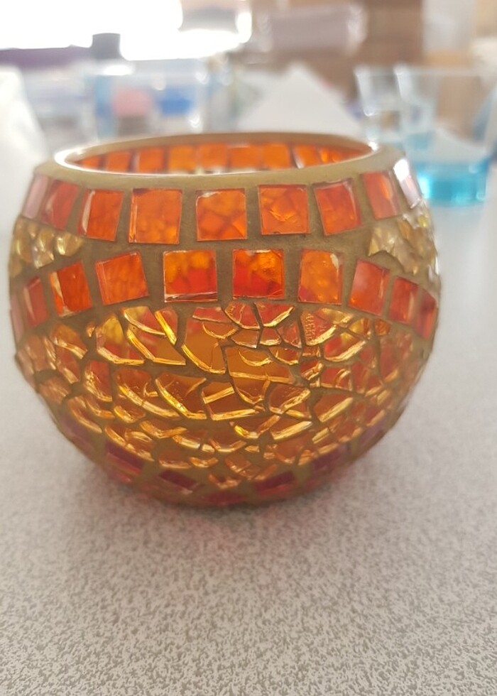 Cam  mozaik mumluk - Görsel 2