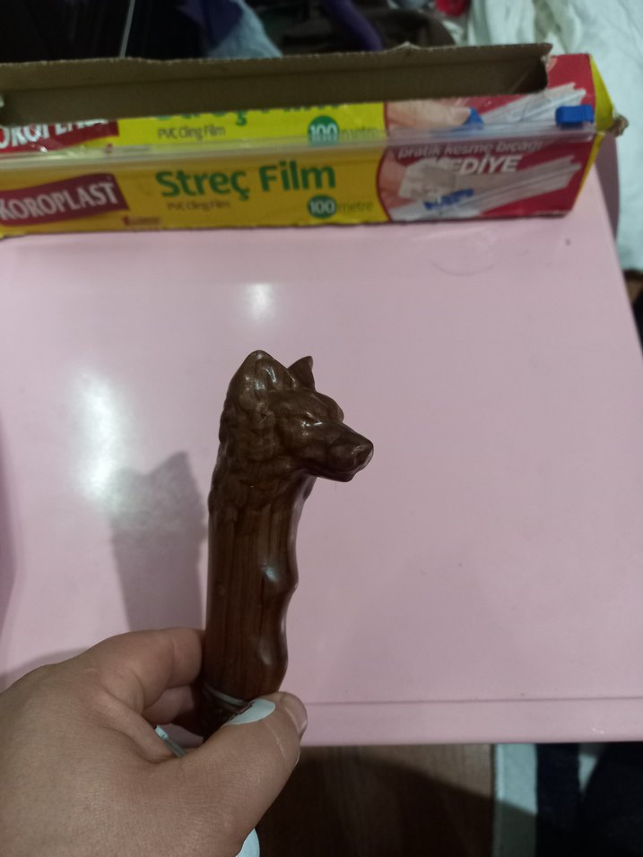 Kurt başlı hançer model - Görsel 3