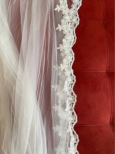 aysira işlemeli simli kısa kollu gelinlik - Görsel 9