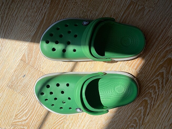 37,5 Beden yeşil Renk crocs orijinal terlik