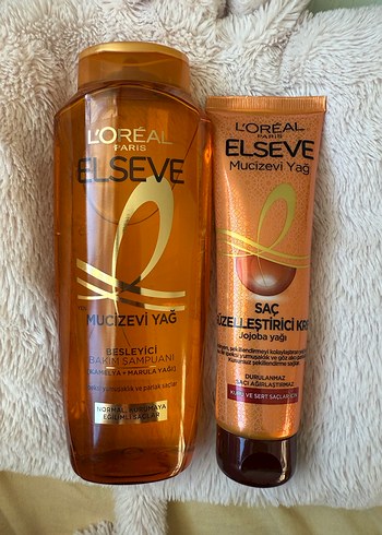 L'Oréal Elseve Mucizevi Yağ Şampuan ve Saç Kremi