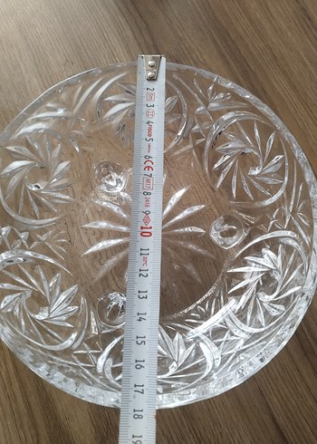 Bohemian Czech Kristal 3 ayaklı Vazo - Görsel 5