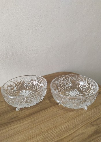 Bohemian Czech Kristal 3 ayaklı Vazo - Görsel 7