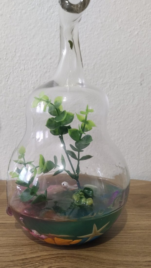 Armut Şeklinde Teraryum Cam Fanus - Görsel 3