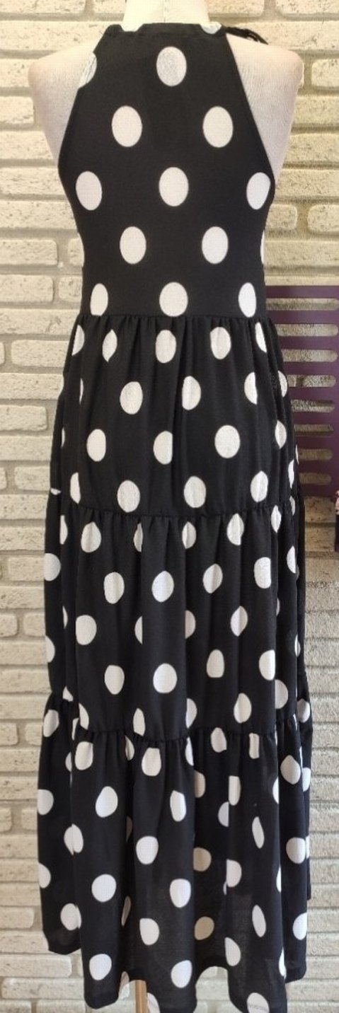 İnce askılı krep elbise - Görsel 4