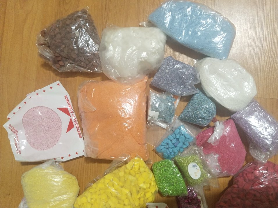 Renkli taşlar ve kumlar - Görsel 3