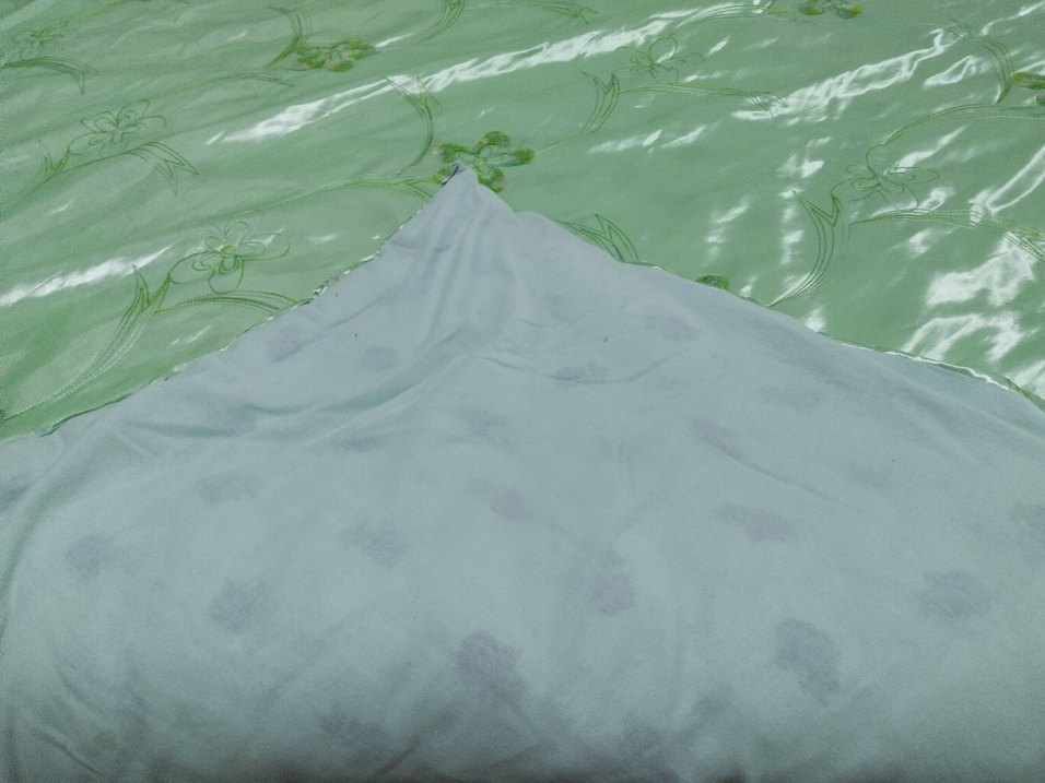 Çift kişilik el yapımı %100 has yün yorgan - Görsel 3