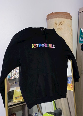 Renkli Baskılı Astroworld Hoodie