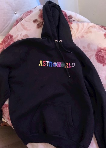 xl Beden Renkli Baskılı Astroworld Hoodie