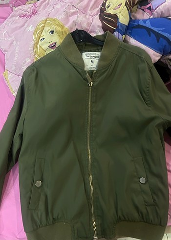 Zara yeşil bomber ceket