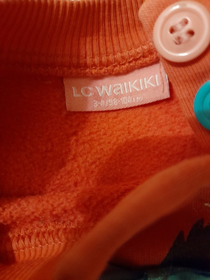 Kız Çocuk Payetli Uzun Kollu Tişört,3-4 yaş - Görsel 3