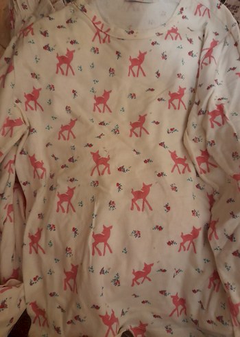 Soobe 11 yaş kız Çocuk Uzun Kolu pijama takımı-birkaç kez giyild - Görsel 2