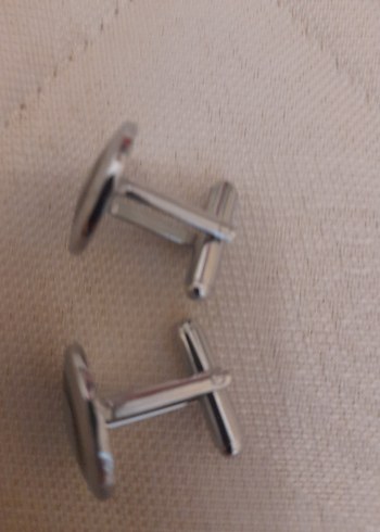 Gri Siyah Modern Erkek Kol Düğmeleri - Görsel 3