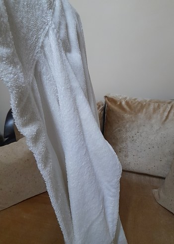 Bohem Tarzı Beyaz Bornoz,kaliteli kaln - Görsel 4