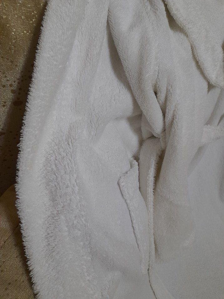 Bohem Tarzı Beyaz Bornoz,kaliteli kaln - Görsel 5