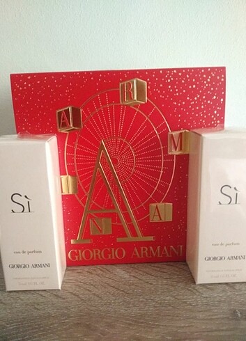 Giorgio Armani Si EDP 15 ml ve Lancome 10 ml