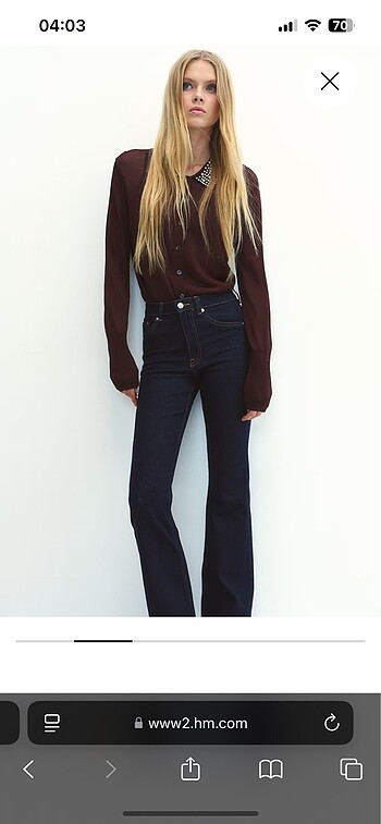 H&M H&M İspanyol Paça - Flare Jean
