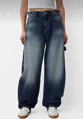 Beli Ayarlanabilir Balloon Fit Carpenter Jean