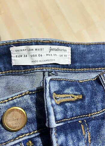 Stradivarius Stradivarius Düşük Bel Skinny Jean