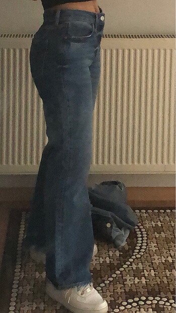 s Beden mavi Renk Zara flare jean